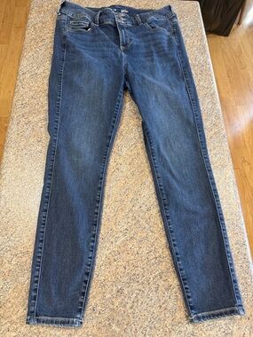Torrid Skinny Bombshell Dark Blue Skinny Jeans size 16 TALL
